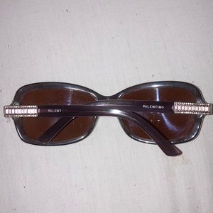 Valentino Purple Oval Sunglasses Frames